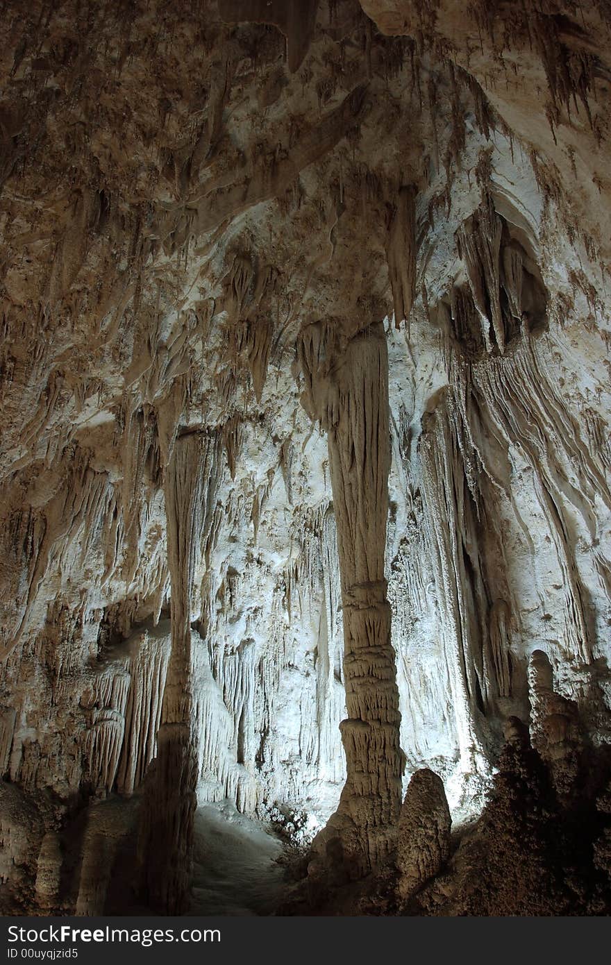 Cave scene from the Big Room Tour - Carlsbad Caverns National Park