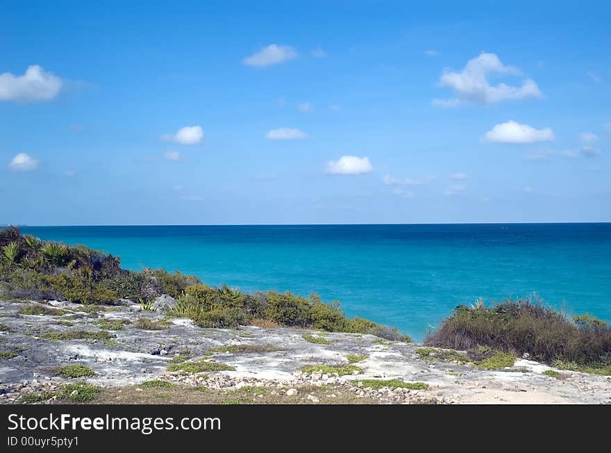 Tropical Dream Beach Paradise Panoramic. Tropical Dream Beach Paradise Panoramic