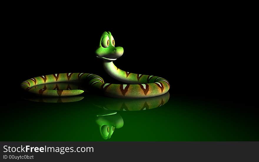 Cartoon snake