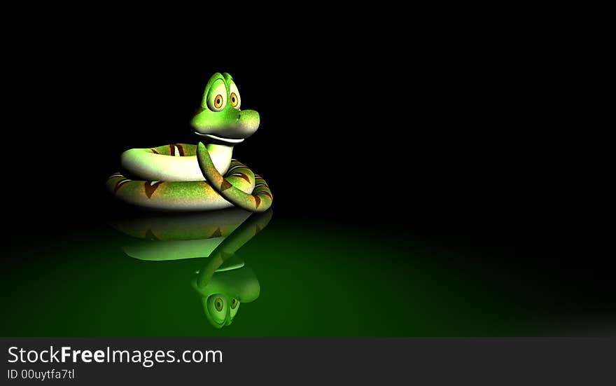 Cartoon snake