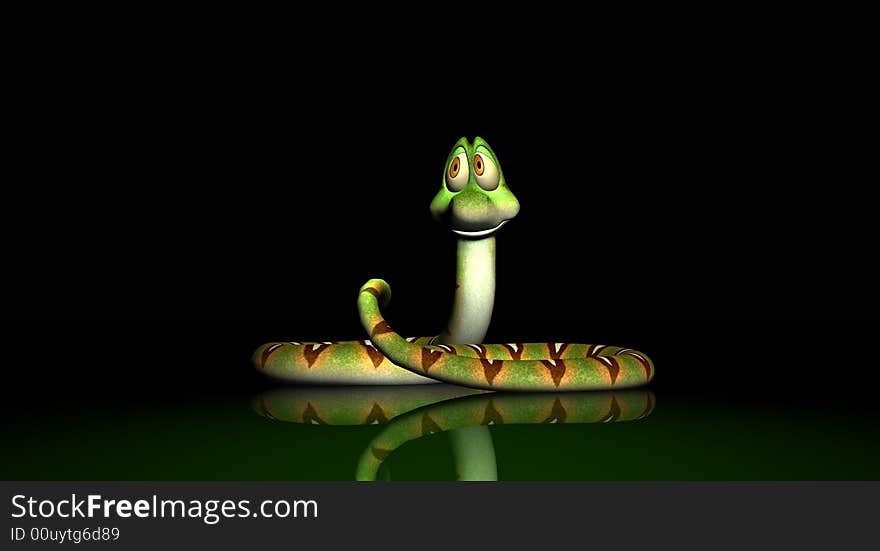 Cartoon snake