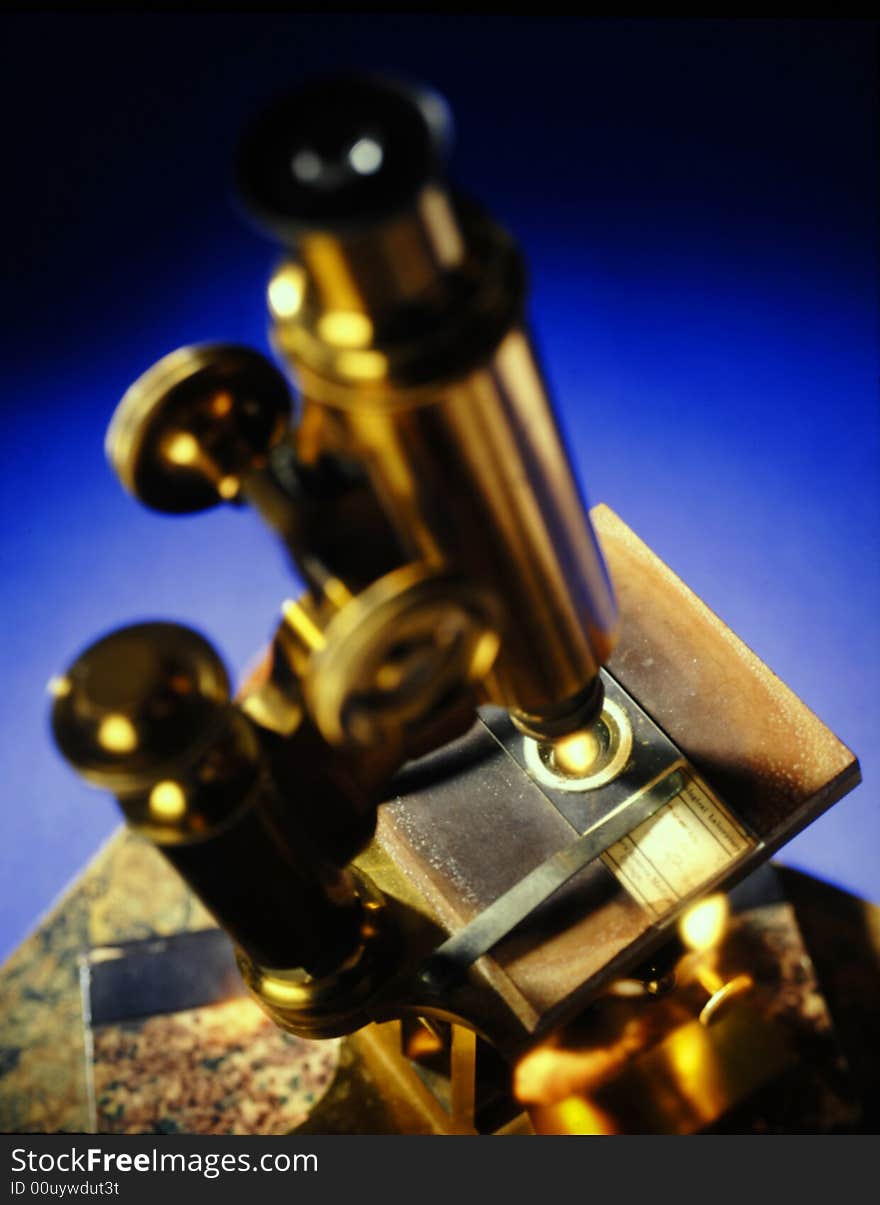 Vintage microscope