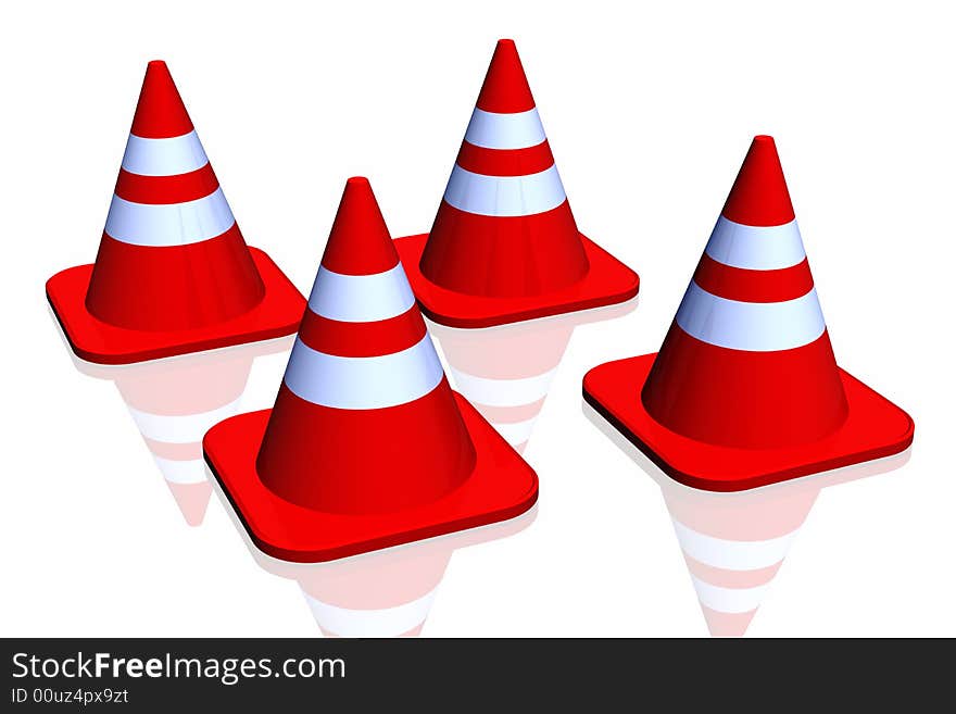 3d Traffic Cone