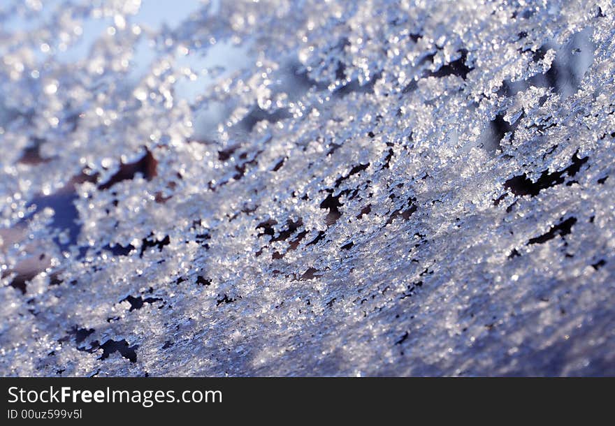 Ice crystals