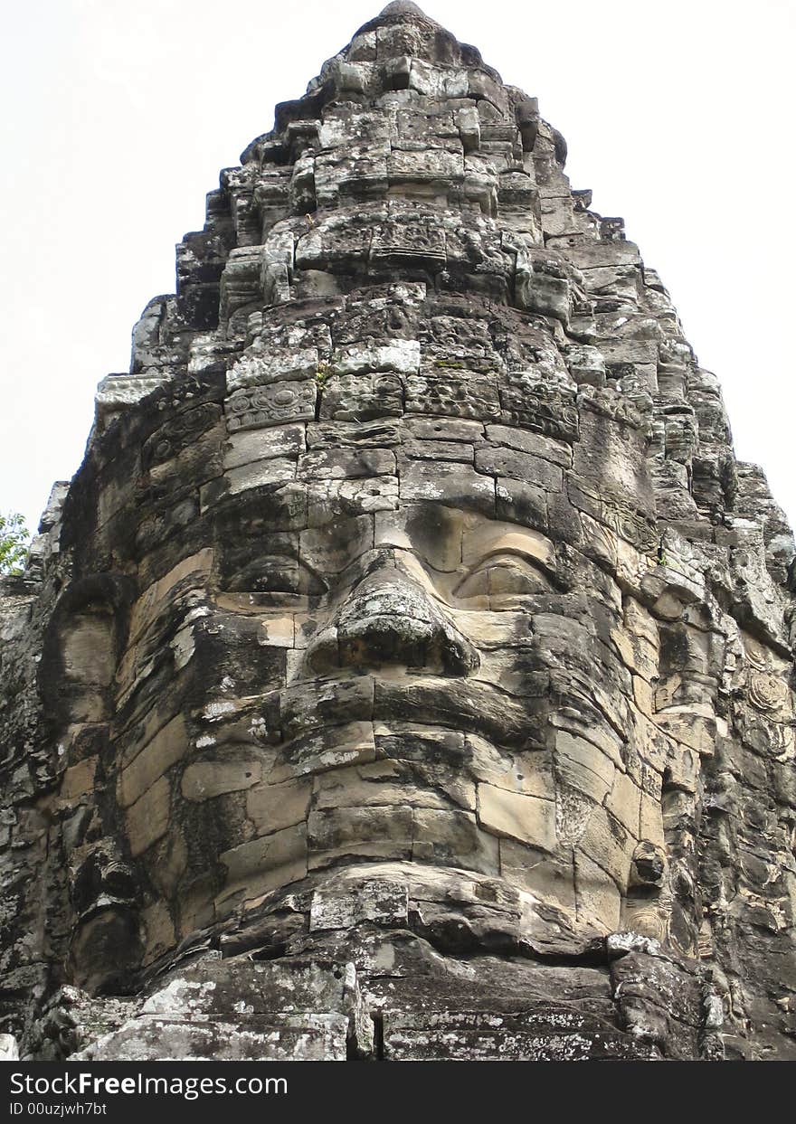 Stone Carving at Angkor Wat