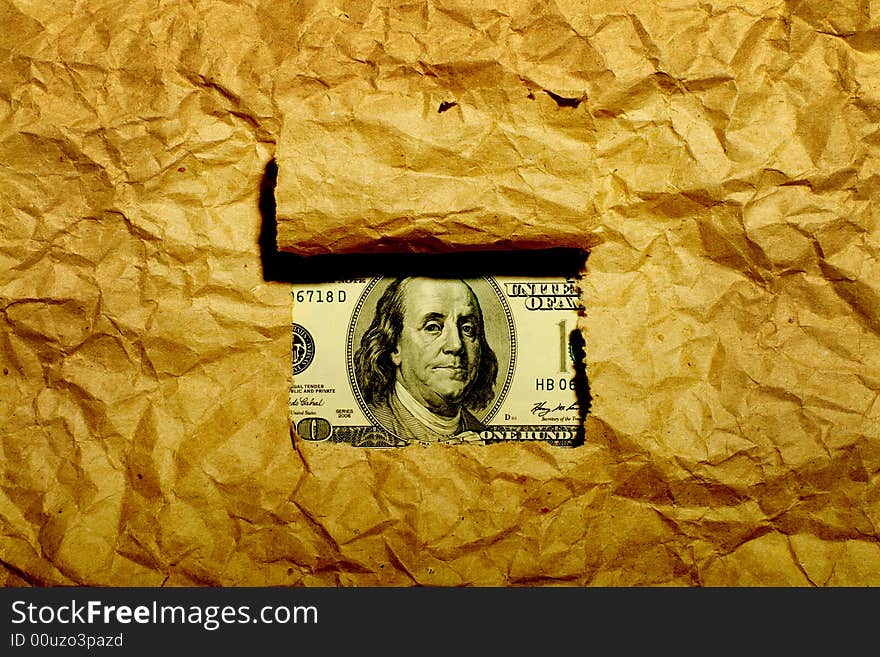 Paper and dollar