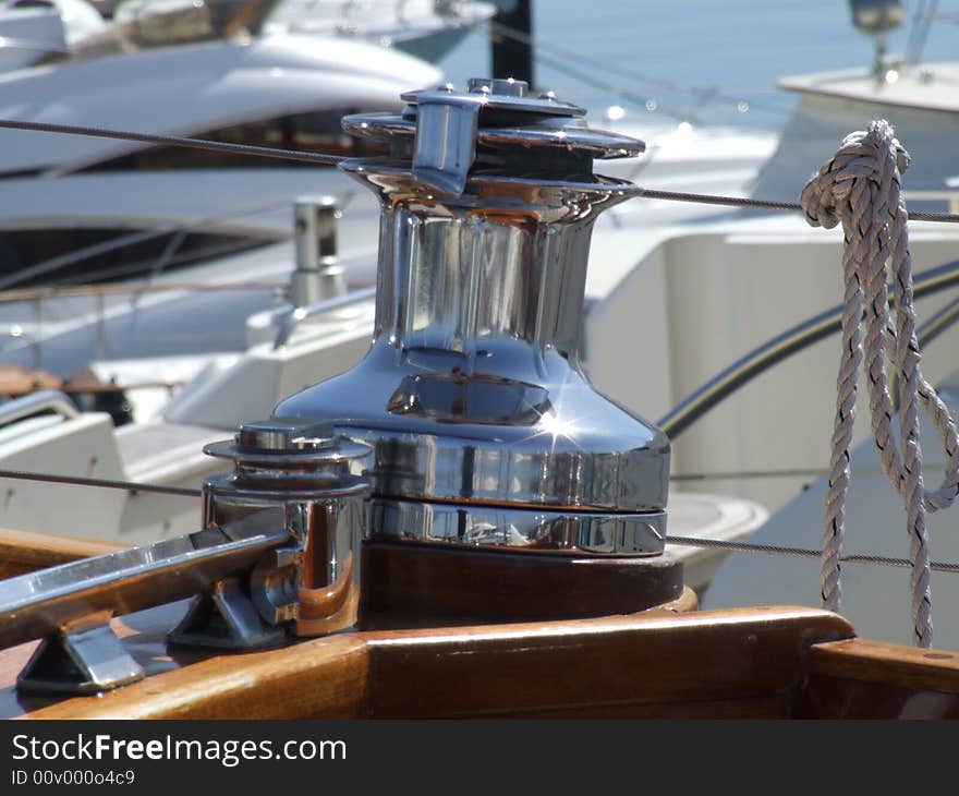 Pretty pieces of a classic boat. Pretty pieces of a classic boat