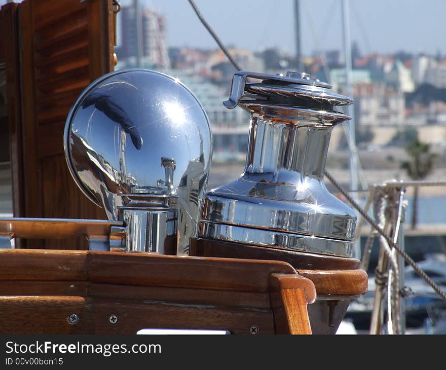 Pretty pieces of a classic boat. Pretty pieces of a classic boat.