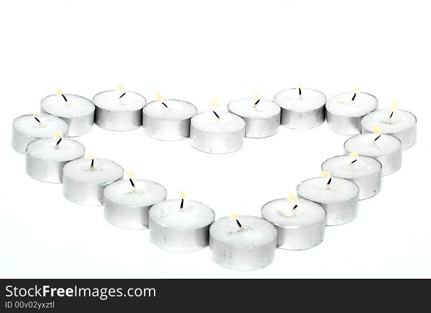 Heart From Candles