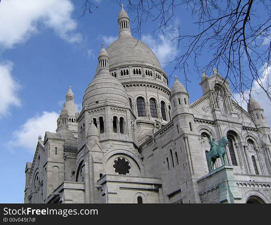 The Sacre Coeur in Paris , France