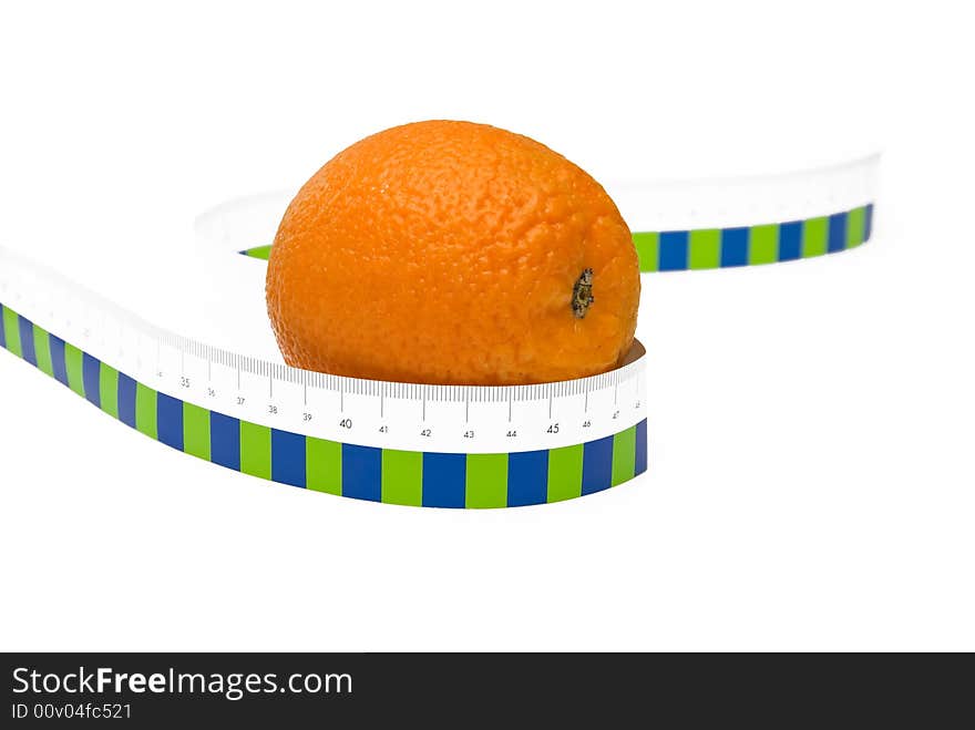 Orange and tape measure