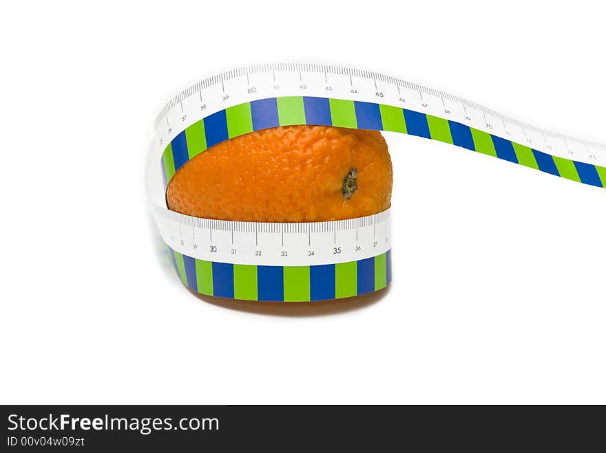 Orange and tape measure