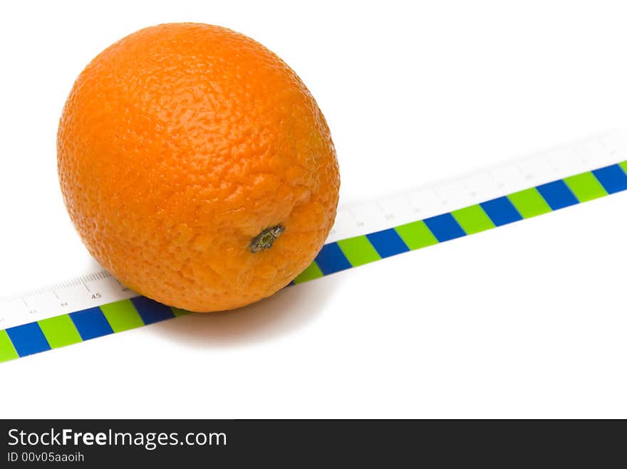 Orange and tape measure