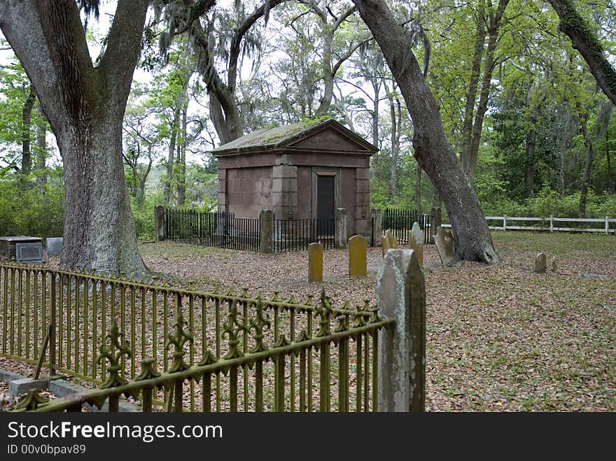 Cemetery from the Civil war in South Carolina. Cemetery from the Civil war in South Carolina