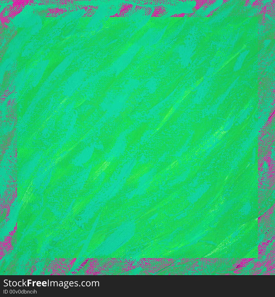 Digital background painting hash to the computer