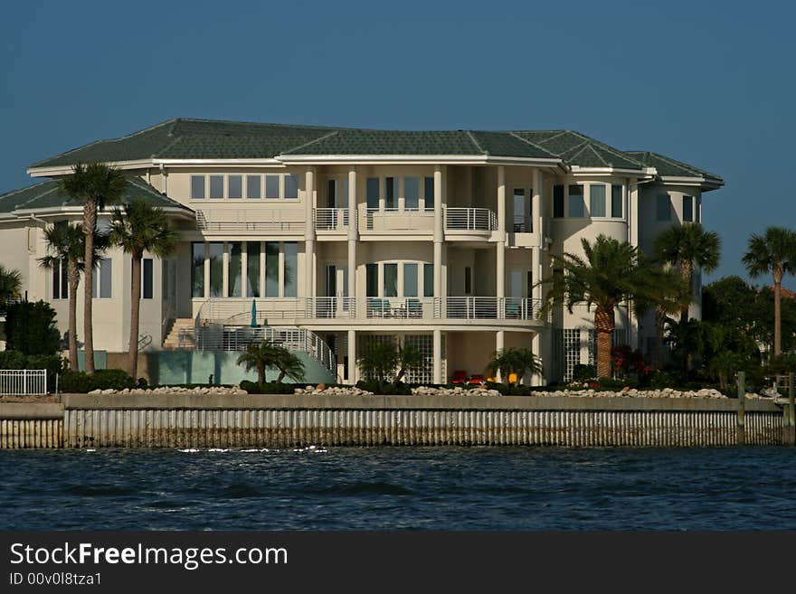 Waterside mansion