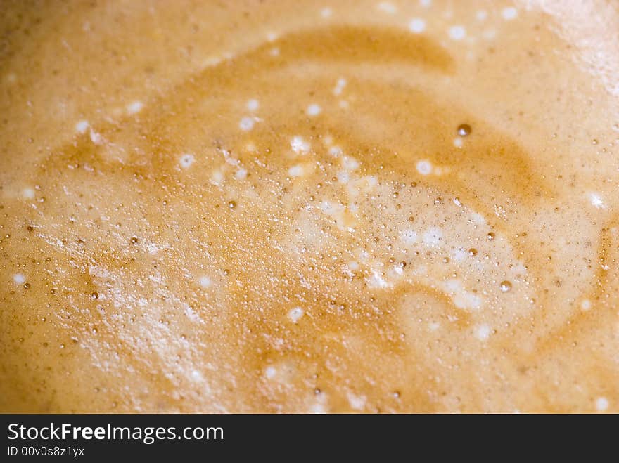 Close up of a coffe. Close up of a coffe