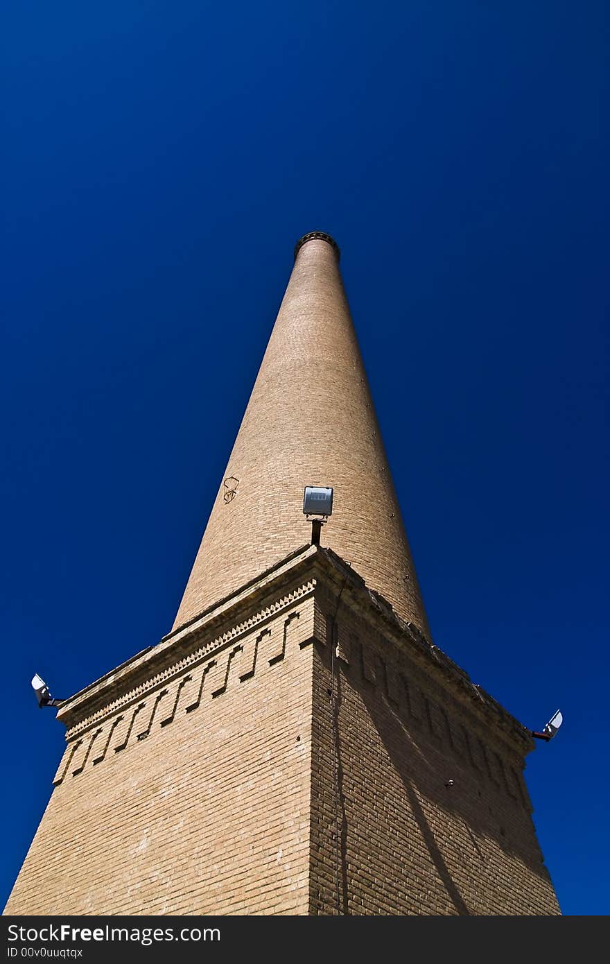 Industrial era lighthouse built by bricks