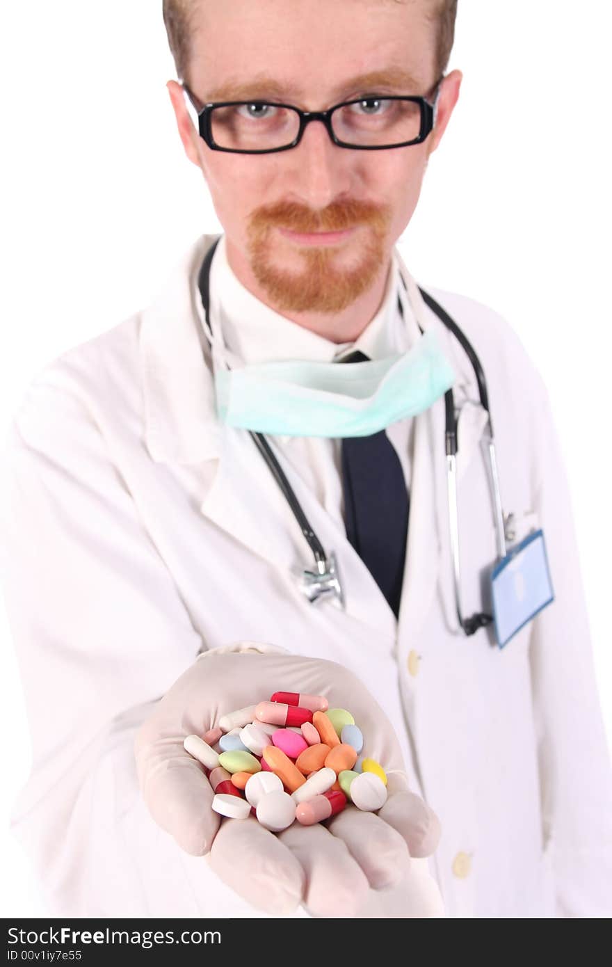 Doctor With Tablets