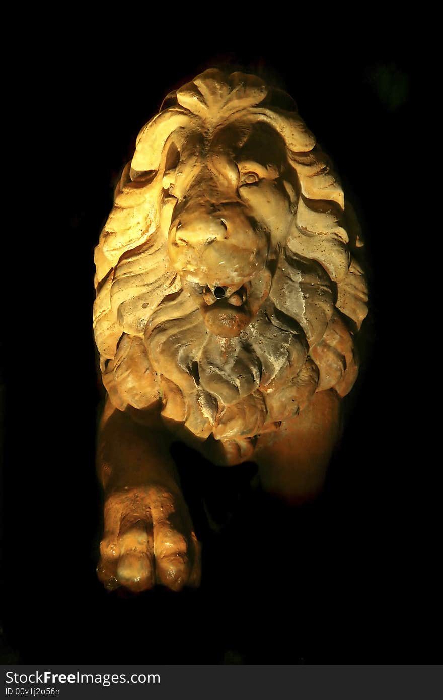 Lion statue