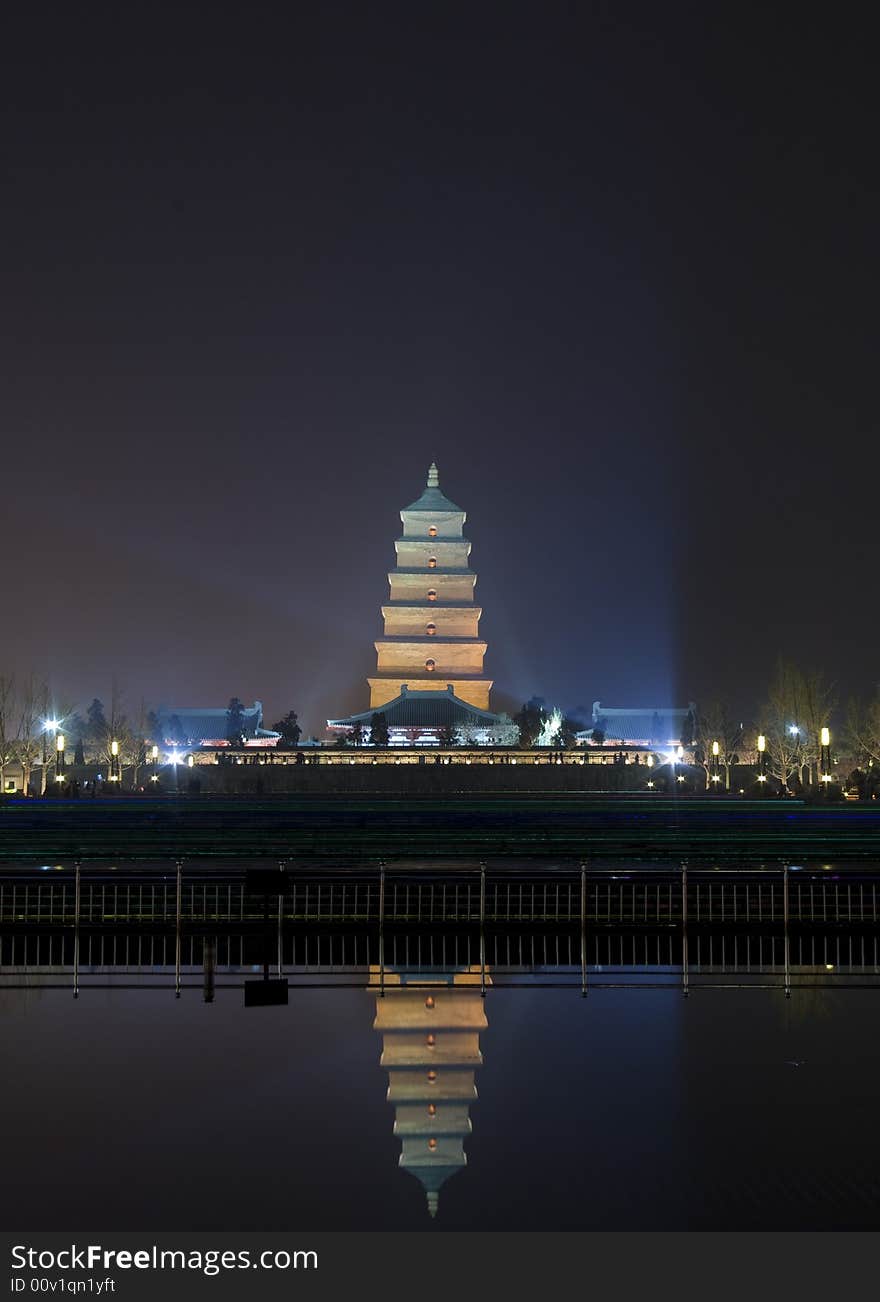 Big Wild Goose Pagoda is a place of interesting in china.