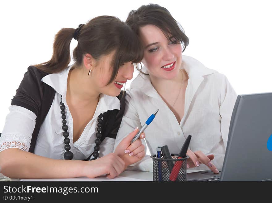 Business women  working