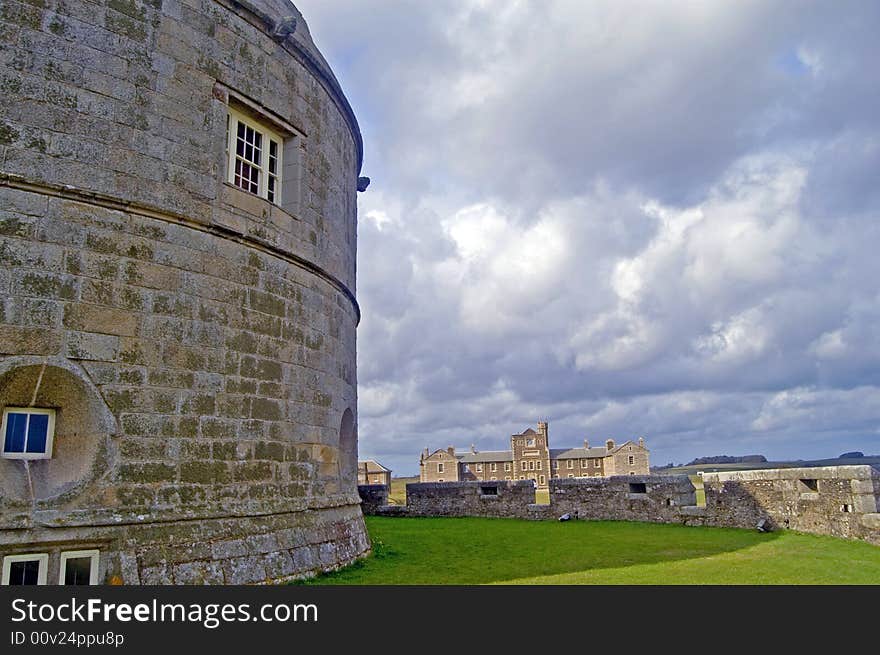 Shadows on the castle walls