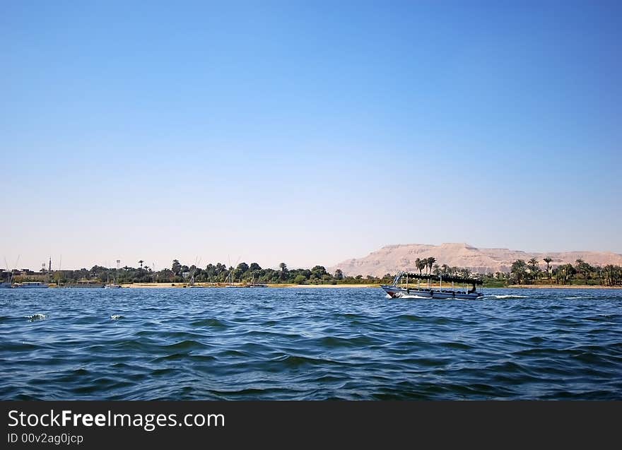 Boat on the nile