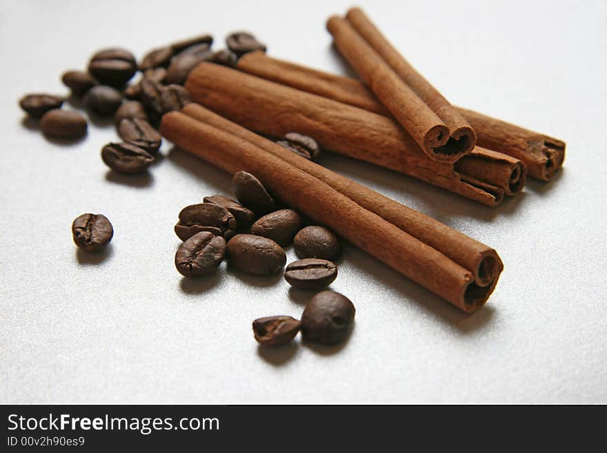 Cinnamon and coffee