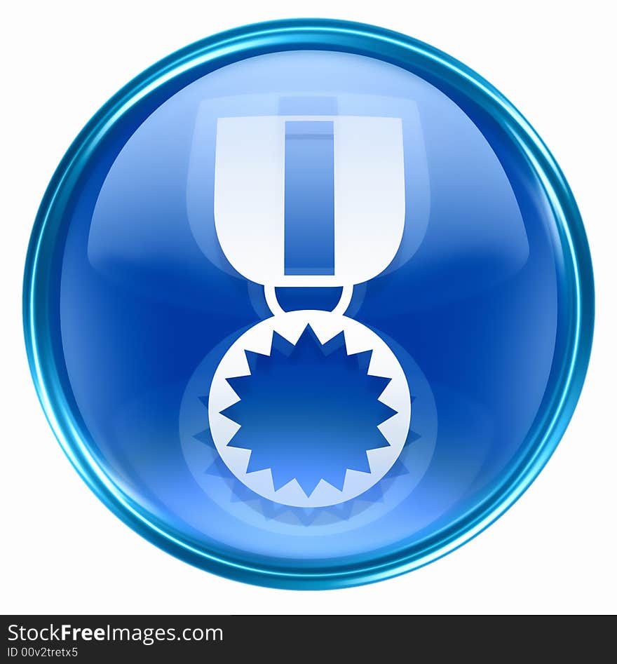 Medal icon blue