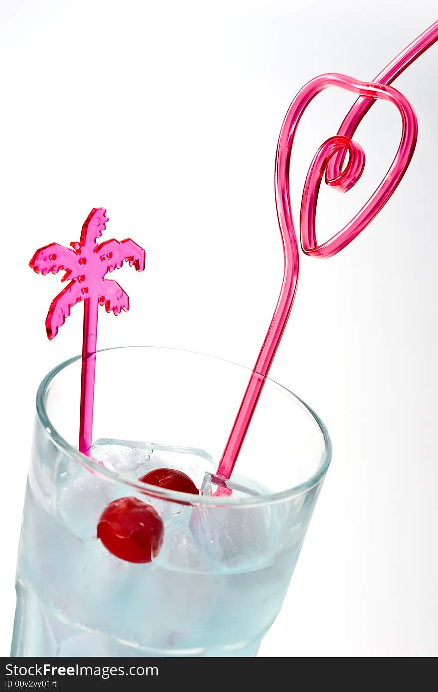 Drink series: valentine's mix with cherry