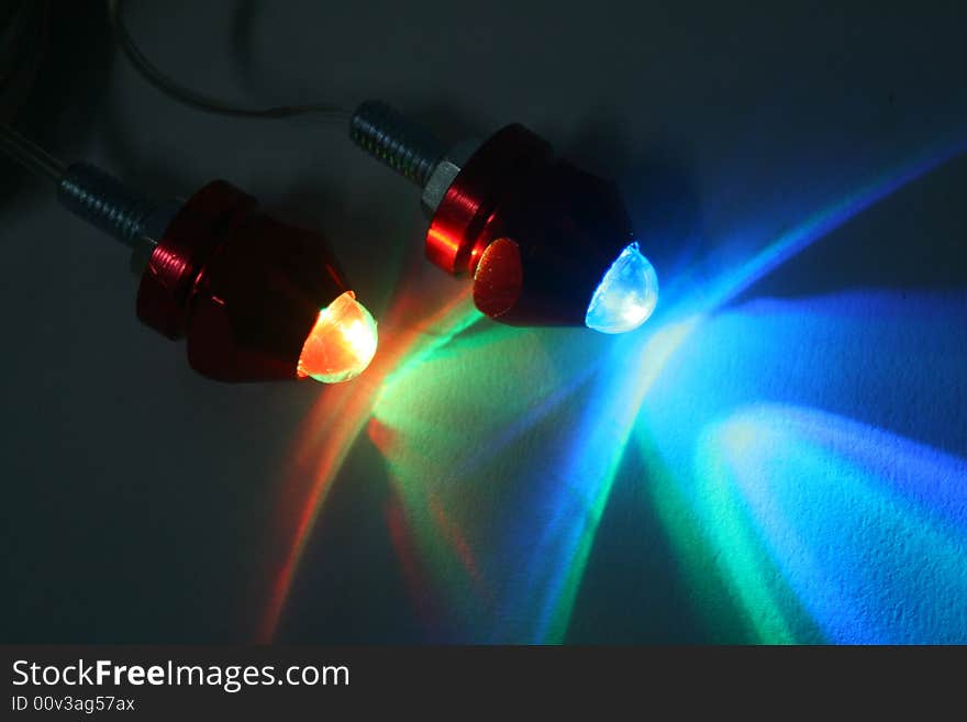 This is a pair of colorfull light