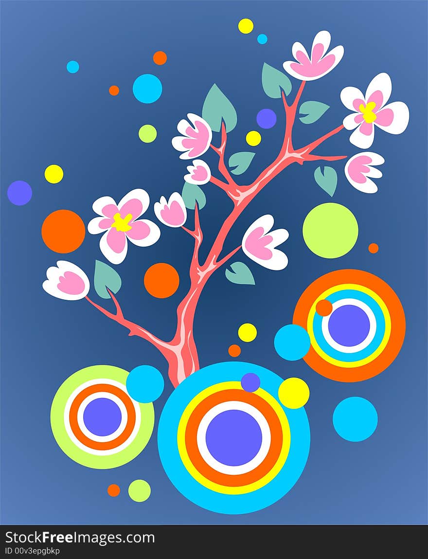 Blossoming branch