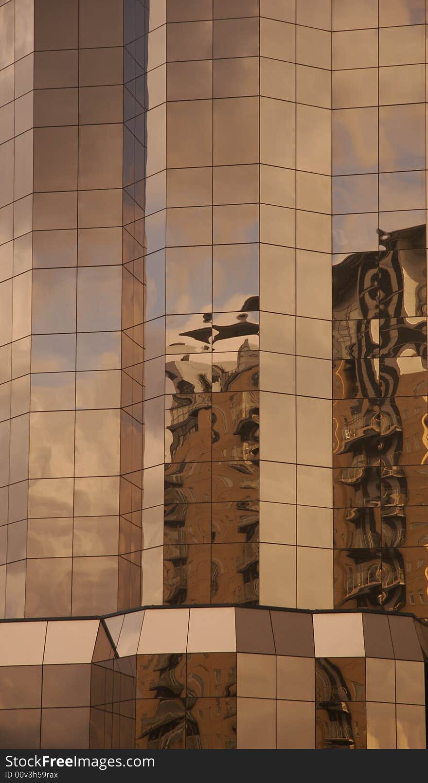 Reflection from an office bloc