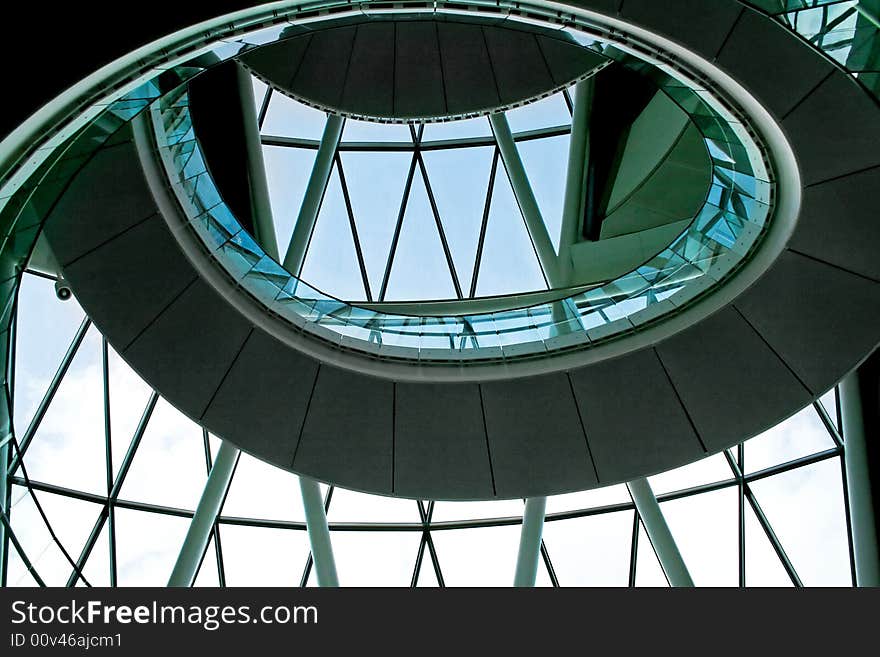 Staircase from above