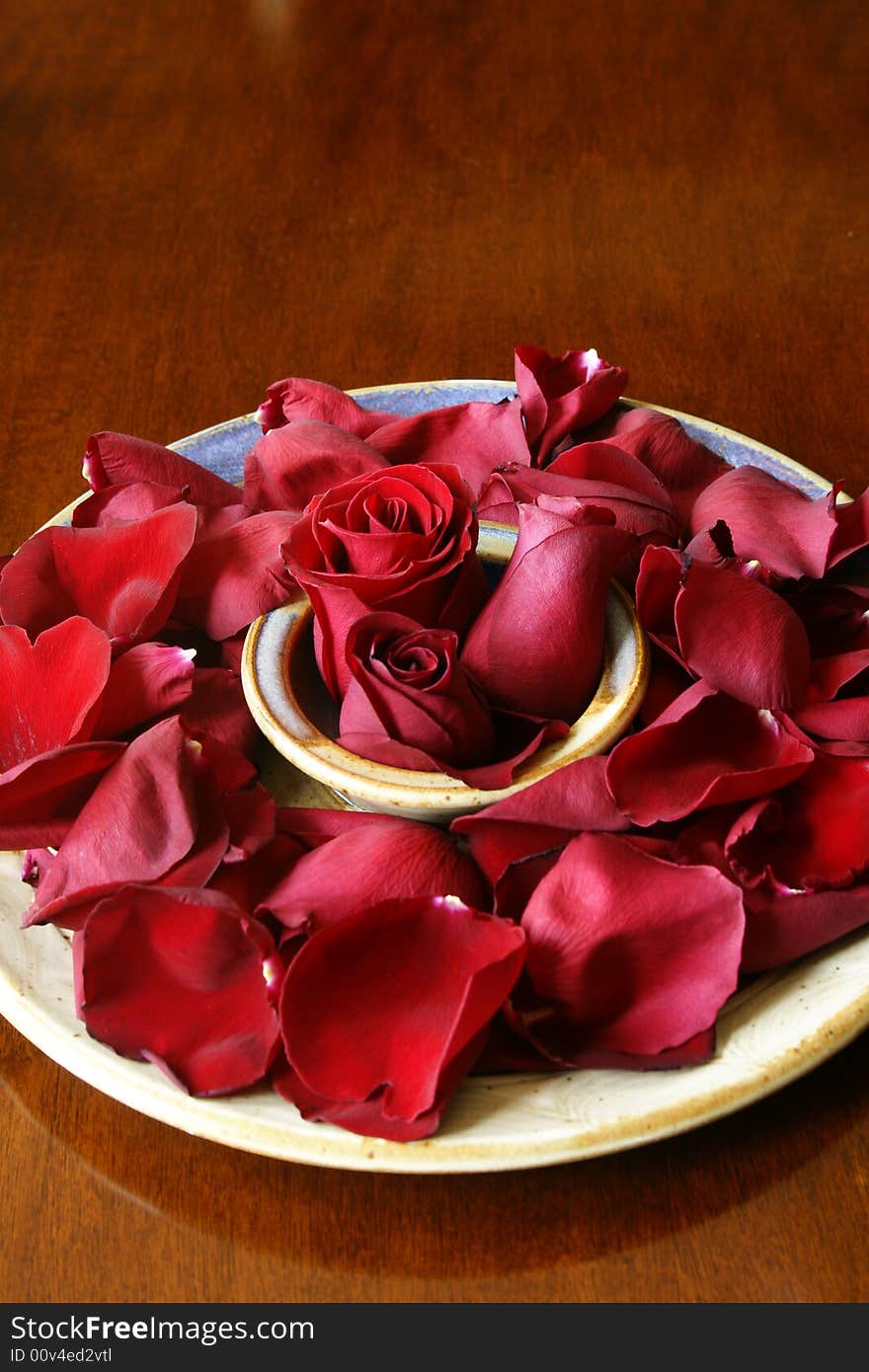 Rose platter