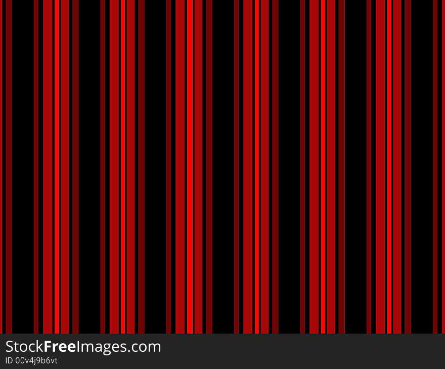 Vertical red and black lines