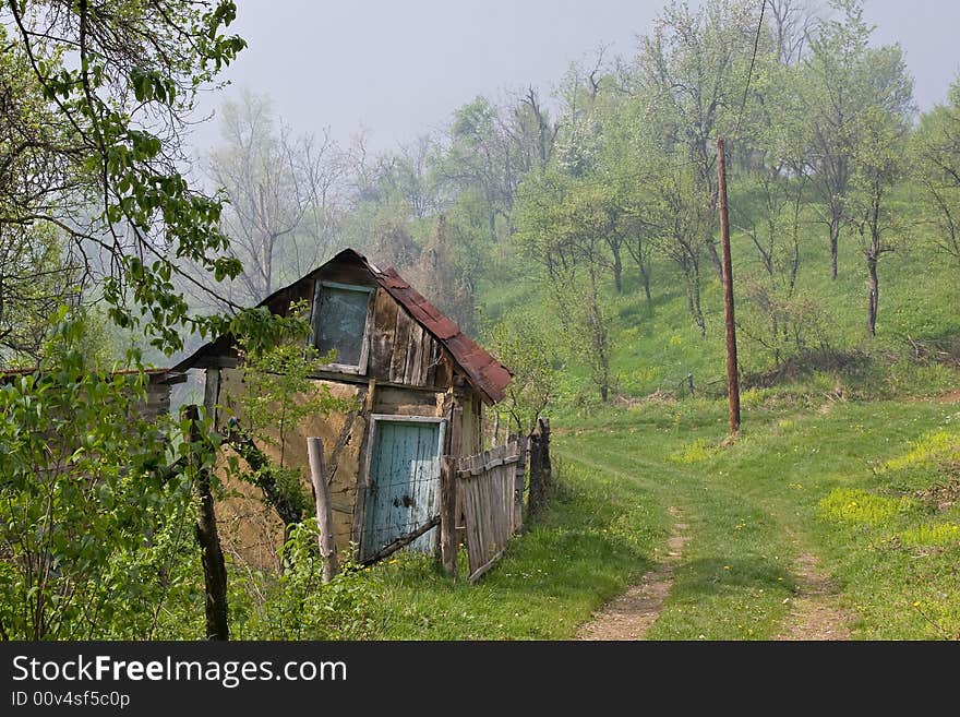 Old hut house