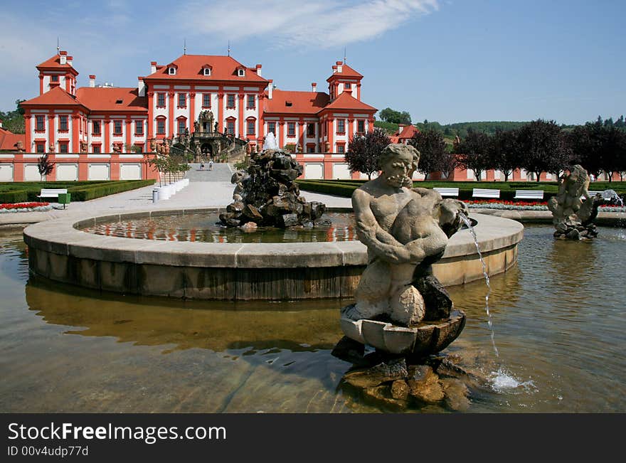 Baroque manor house in Prague