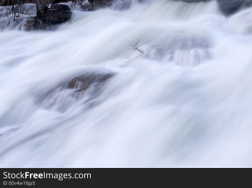 Karachunovsky falls (small), Krivoi Rog, Ukraine. Karachunovsky falls (small), Krivoi Rog, Ukraine