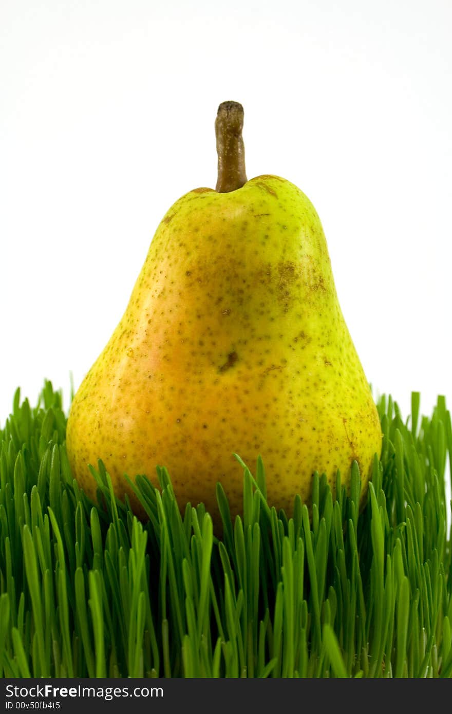 Pear On Grass