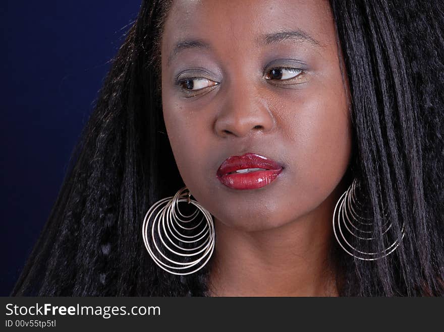 Portrait of attractive young African girl