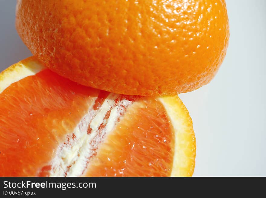 Sliced orange