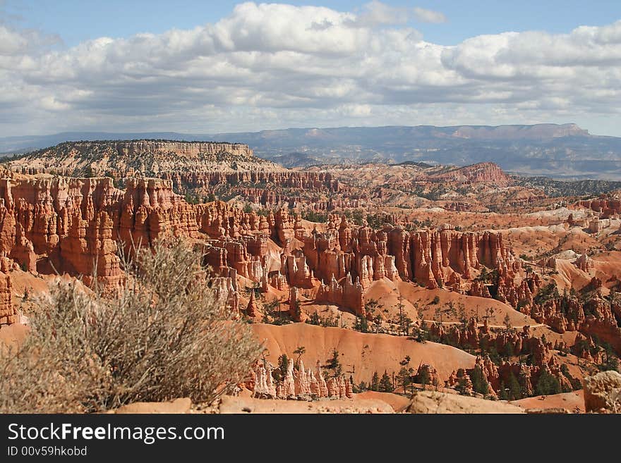 View of bryce canyon NP, Utah