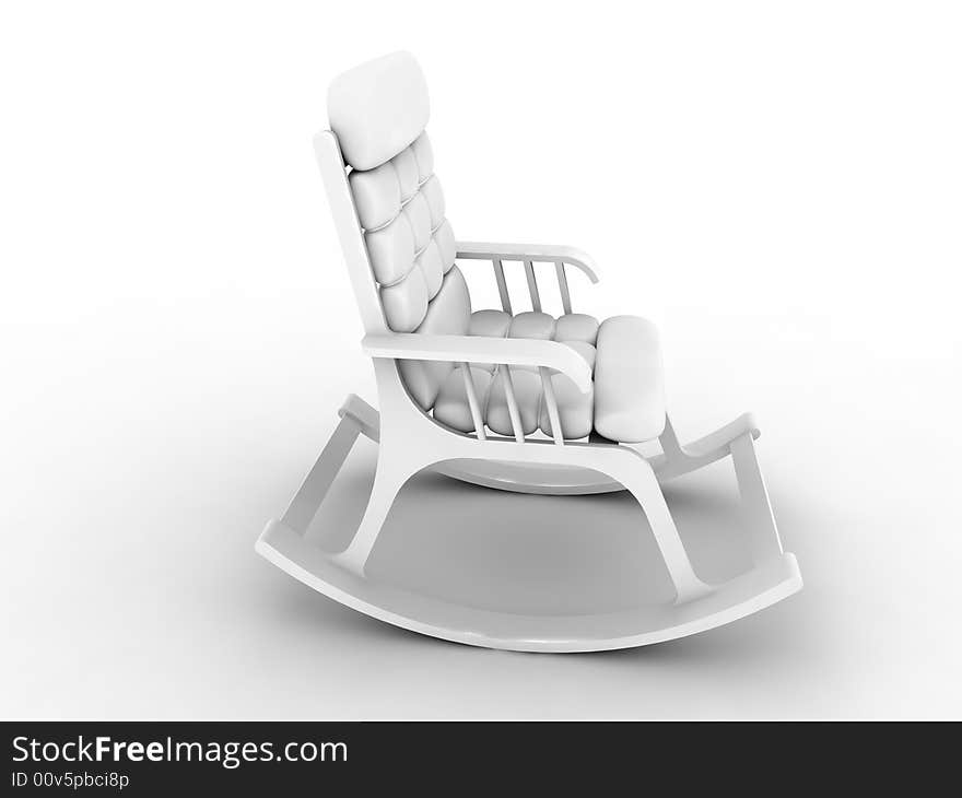 Armchair-rocking chair