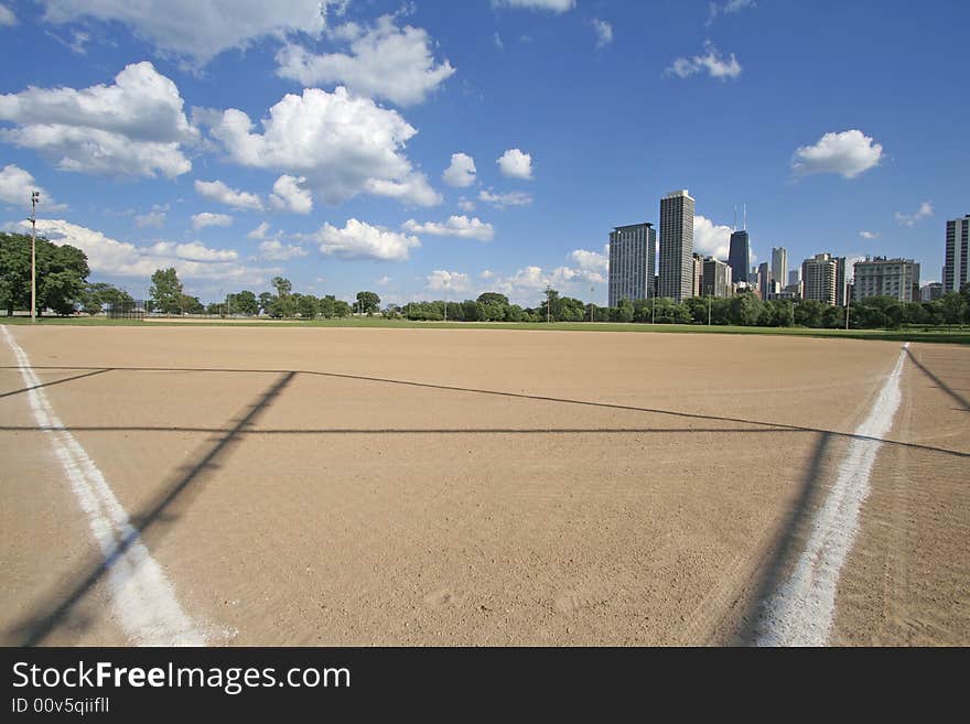 Baseball Field In Chicago