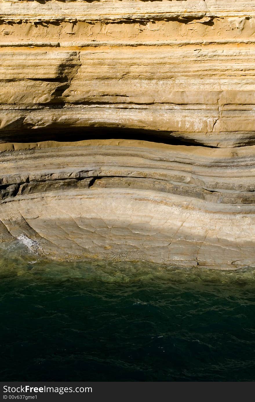 Abstract earth shore texture in the sun