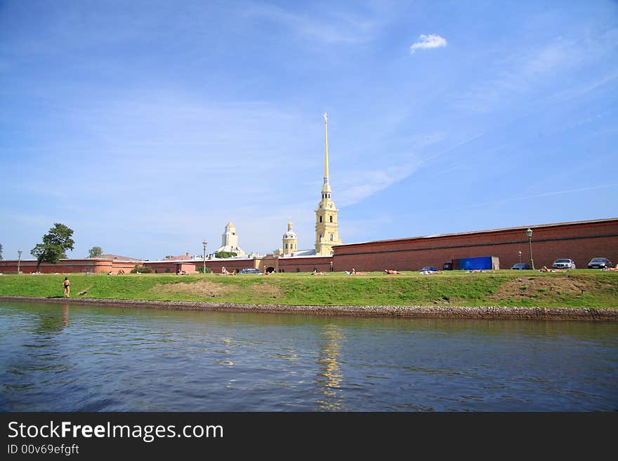 The Peter and Paul Fortress in St.-Petersburg