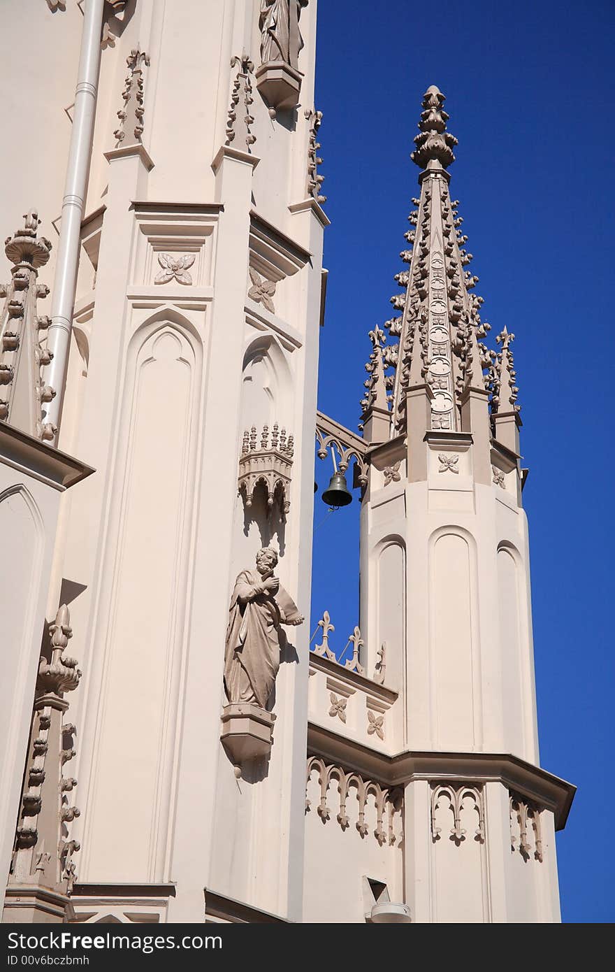 Gothic chapel in park of Petergof