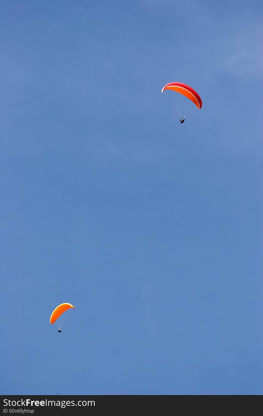 2 friends in the sky for a walk. 2 friends in the sky for a walk